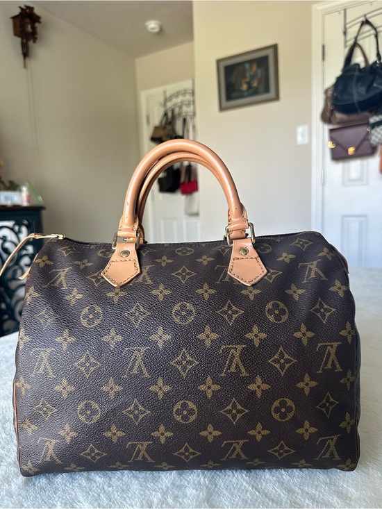 Louis Vuitton Handbags - Louis Vuitton Brown Monogram Speedy 30 Handbag